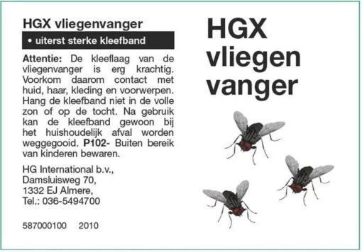 HGX Vliegenvanger - 4 Stuks - Bevat Geen Giftige Stoffen - Zeer Sterke Kleefband - Geurloos -Tuinwerk Verkoop 1200x837 2