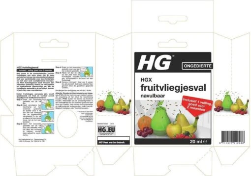 HGX Fruitvliegjesval - 1stuk - Effectief Tegen Fruitvliegjes - Decoratieve Peervorm -Tuinwerk Verkoop 1200x845 5