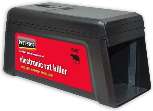 Pest-Stop - Elektrische Rattenval - Tegen Ratten En Muizen - Werkt Op Batterijen -Tuinwerk Verkoop 1200x869 2