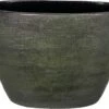 Tokio Ovale Bloempot Groen L33 X B16 X H26 Cm -Tuinwerk Verkoop 1200x892