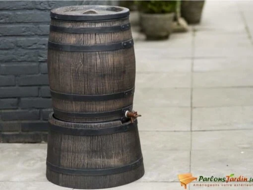 Nature - Regenton - Whiskyvat - 120L - H66 X Ø50,5cm -Tuinwerk Verkoop