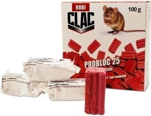 Muizengif CLAC PROBLOC-25 TEGEN MUIZEN 4X25G (beste Keus) -Tuinwerk Verkoop 1200x925 2