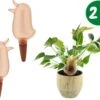 JS Drippy - Waterdruppelaars Set Van 2 Stuks - Druppelaar Vogel - Druppelsysteem Planten - Watergeefsysteem Kamerplanten - Waterbol - Roze -Tuinwerk Verkoop 1200x932