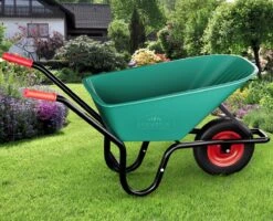 Gardebruk Kruiwagen 100 L - Kunststof Kuip – Tot 150KG Groen -Tuinwerk Verkoop 1200x972 9