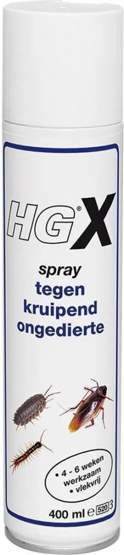 HGX Spray Tegen Kruipend Ongedierte - 12910N - 400ml - Zeer Krachtig Middel - Vlekvrij - Werkt Tot 6 Weken -Tuinwerk Verkoop 269x1200