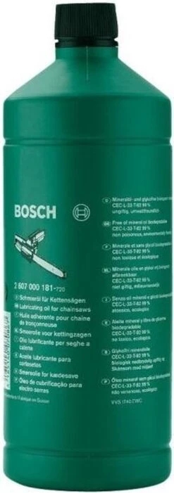 Bosch Kettingzaagolie - Biologisch -Tuinwerk Verkoop 423x1200