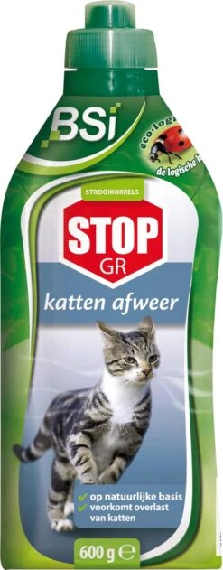 BSI - Stop Granuaat Kat - Katten Verjagen - Afweer Van Katten - 600 G Voor 60 M² -Tuinwerk Verkoop 470x1200 2