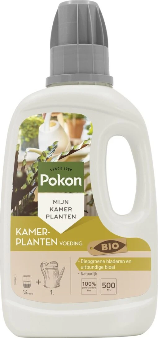 Pokon Bio Kamerplanten Voeding - 500ml - Plantenvoeding (bio) - 7ml Per 1L Water -Tuinwerk Verkoop