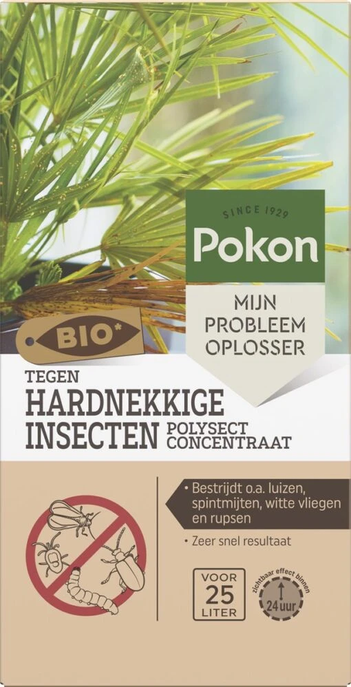 Pokon Bio Tegen Hardnekkige Insecten Concentraat - 175ml Voor 25 Liter - Zichtbaar Effect Binnen 24 Uur - Bestrijdt O.a. Luizen, Spintmijten, Witte Vliegen En Rupsen -Tuinwerk Verkoop 613x1200 2