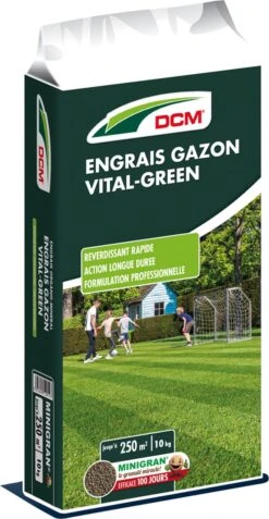 DCM Vital-Green Gazon - Gazonmest - Gazonmeststof Met MINIGRAN® Technology - 250m2 - 10 Kg -Tuinwerk Verkoop 621x1200 2