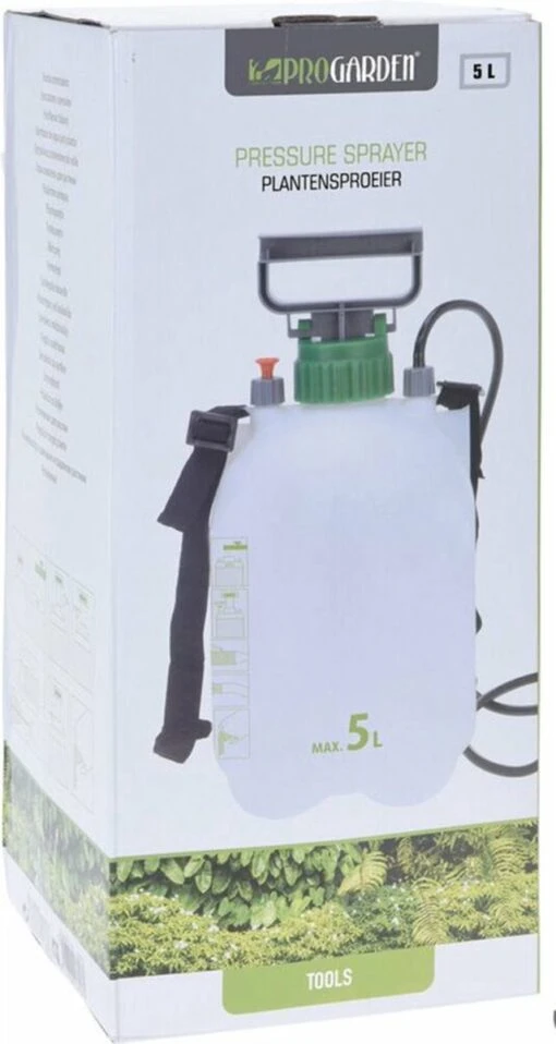 Merkloos Pro Garden Plantensproeier Drukspuit - 5 Liter - Inclusief Draagriem -Tuinwerk Verkoop