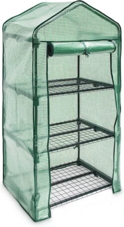 Relaxdays Kas Met Wielen - Tuinkas 3 Etages - Broeikas Kweekkas Tuin / Balkon 130 Cm Hoog - PE -Tuinwerk Verkoop 655x1200 1