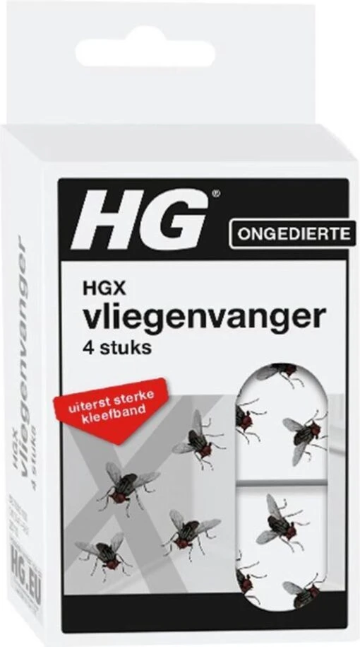 HGX Vliegenvanger - 4 Stuks - Bevat Geen Giftige Stoffen - Zeer Sterke Kleefband - Geurloos -Tuinwerk Verkoop 669x1200 1