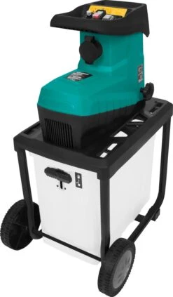 VONROC Stille Hakselaar/Shredder 2800W – Voor Takken Tot Ø45mm – Incl. 60L Opvangbak & Duwstok -Tuinwerk Verkoop 700x1200