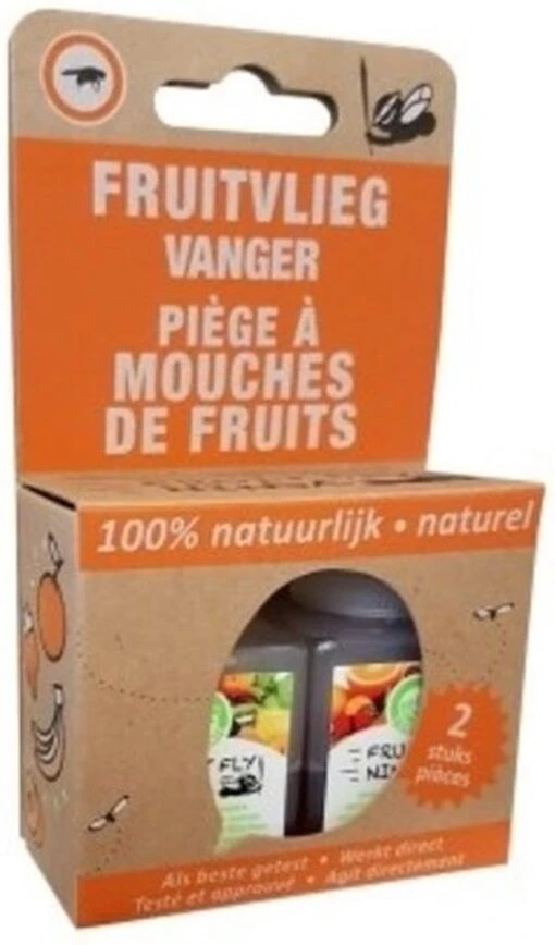 Super Ninja - Fruit Fly Ninja® - Fruitvliegjes Vanger - 100% Natuurlijk En Milieu Verantwoordelijk - 2 Pack -Tuinwerk Verkoop 705x1200 2