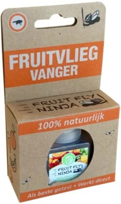 Super Ninja - Fruit Fly Ninja® - Fruitvliegjes Vanger - 100% Natuurlijk En Milieu Verantwoordelijk - Single Pack -Tuinwerk Verkoop 712x1200