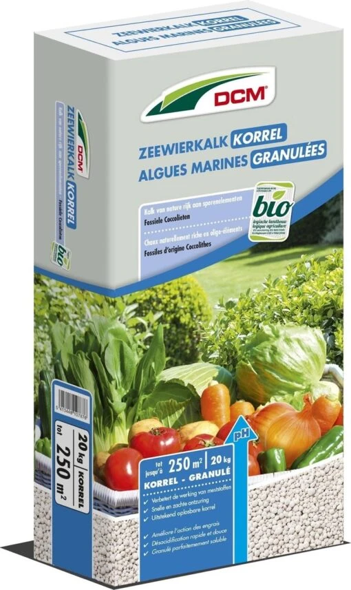 DCM Fosiele Zeewierkalk 20kg -Tuinwerk Verkoop 714x1200 2