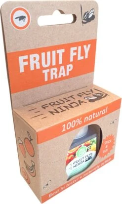 Super Ninja - Fruit Fly Ninja® - Fruitvliegjes Vanger - 100% Natuurlijk En Milieu Verantwoordelijk - Single Pack -Tuinwerk Verkoop 718x1200 2