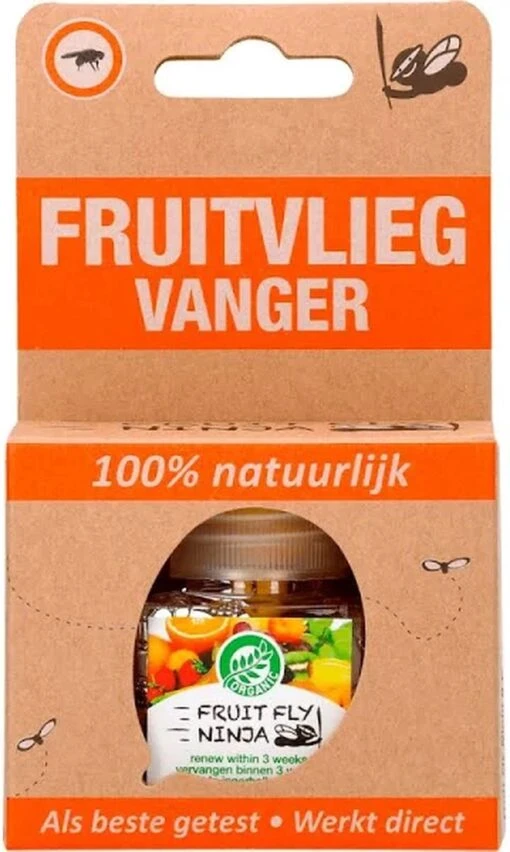 Super Ninja - Fruit Fly Ninja® - Fruitvliegjes Vanger - 100% Natuurlijk En Milieu Verantwoordelijk - Single Pack -Tuinwerk Verkoop 718x1200 3