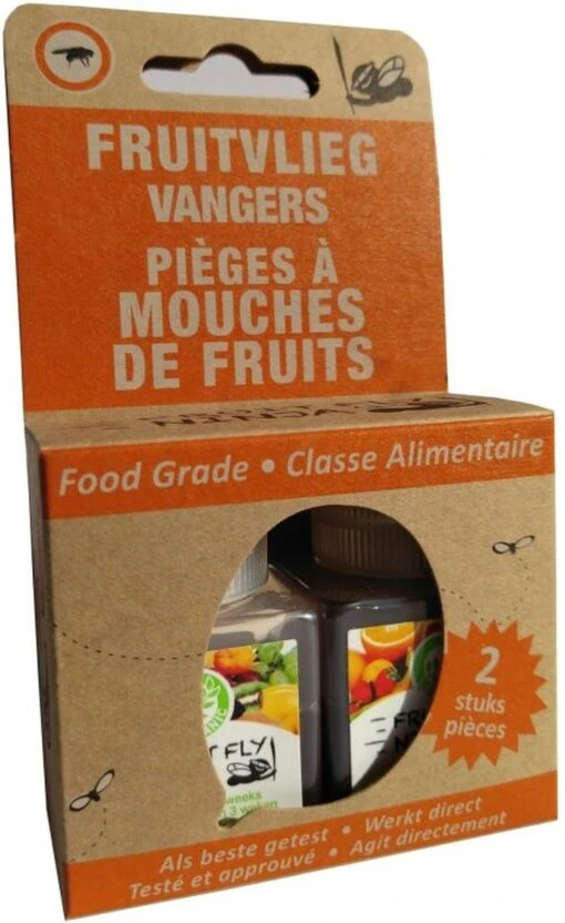 Super Ninja - Fruit Fly Ninja® - Fruitvliegjes Vanger - 100% Natuurlijk En Milieu Verantwoordelijk - 2 Pack -Tuinwerk Verkoop 736x1200 2