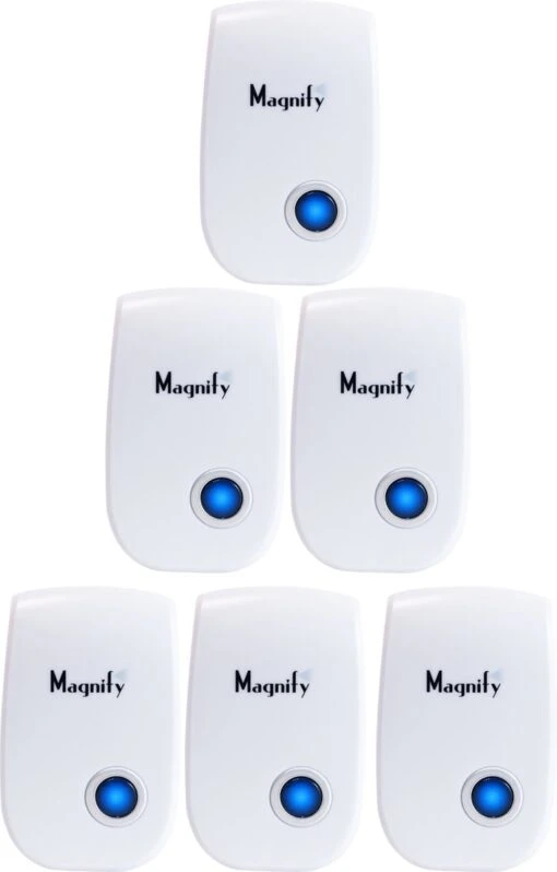 6-Pack Magnify® Ultrasonische Ongedierte Verjager - Muizen Bestrijden - Insecten Bestrijden - Ultrasone Verjager - Pest Repeller - Muizenverjager - 2022 Model -Tuinwerk Verkoop 767x1200 1