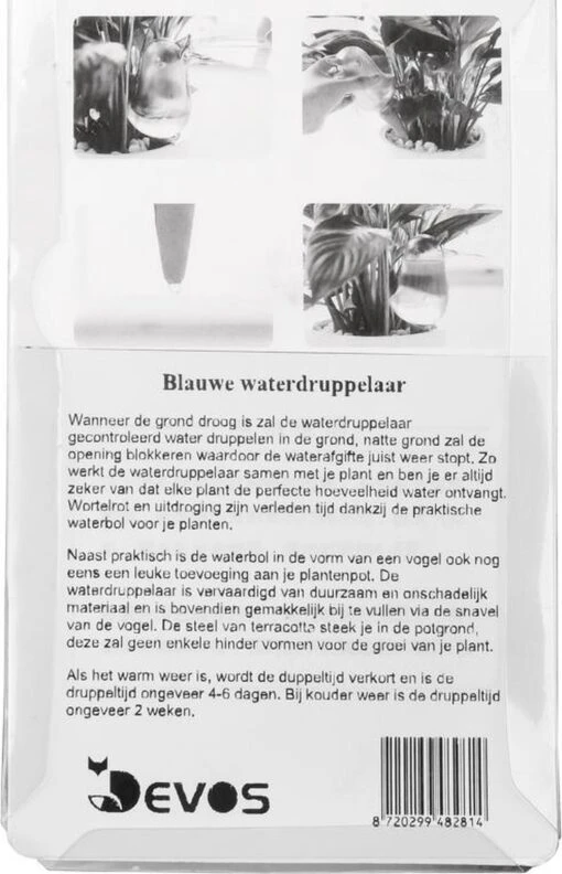 Waterdruppelaar Voor Planten 2 Stuks - Waterbol Kamerplanten - Automatisch Watergeefsysteem - Vogel - Roze -Tuinwerk Verkoop 773x1200 2