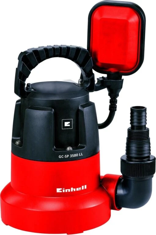 Einhell Dompelpomp GC-SP 3580 LL (350 W - 8000 L/h - 1 Mm Restwater - Traploos Instelbare Vlotterschakelaar - GeÃ¯ntegreerd Terugslagventiel - Draaghandvat - Kabelopwikkeling - Mechanische Afdichting) -Tuinwerk Verkoop