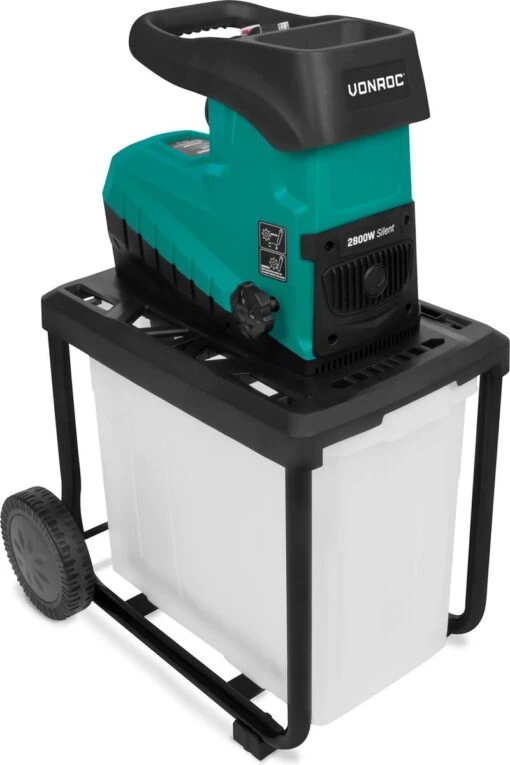 VONROC Stille Hakselaar/Shredder 2800W – Voor Takken Tot Ø45mm – Incl. 60L Opvangbak & Duwstok -Tuinwerk Verkoop 800x1200 109