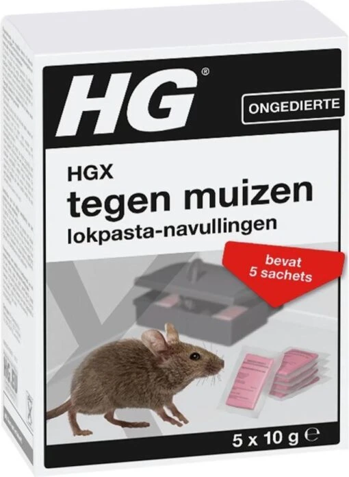 HGX Tegen Muizen Lokpasta Navullingen - NL-0018191-0000 - 50gr - Effectieve Bestrijdingsmiddel - Bevat 5 Sachets -Tuinwerk Verkoop 879x1200 3