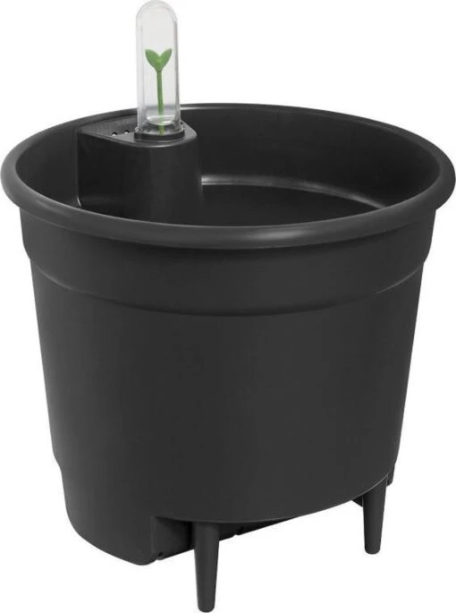 Elho Self-watering Insert 24 - Accessoires Voor Binnenaccessoires - Ø 23.7 X H 22.2 Cm - Zwart/Living Black -Tuinwerk Verkoop 894x1200 2