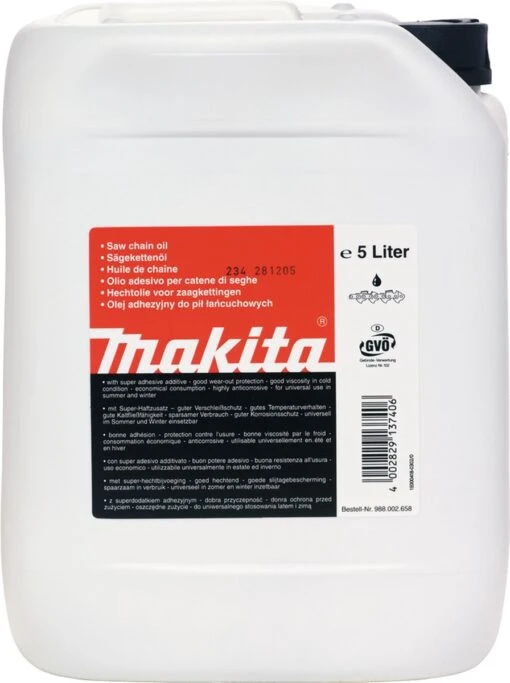 Makita 988002658 | Kettingzaagolie - 5 Liter -Tuinwerk Verkoop 896x1200 2