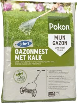 Pokon Gazonmest Met Kalk - 5kg - Mest - Geschikt Voor 75m² - 120 Dagen Voeding -Tuinwerk Verkoop 902x1200 1