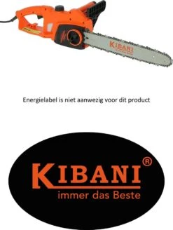 Kibani Kettingzaag Elektrisch – 1800W – Zwaardlengte 40 Cm - Zaagt Tot Ø 37.5 Cm -Tuinwerk Verkoop 905x1200