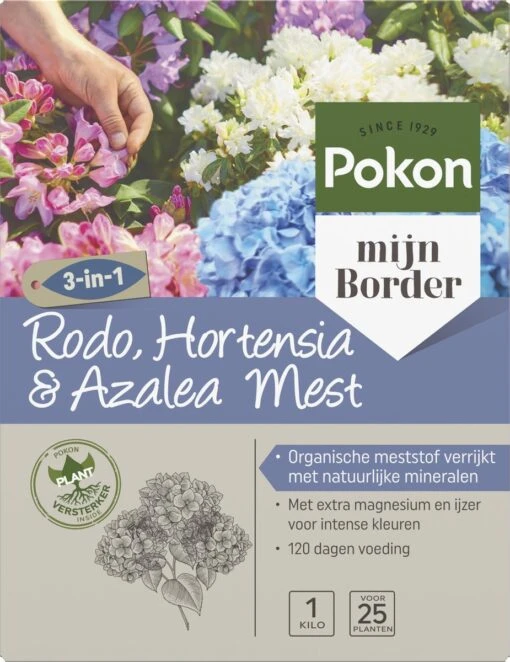 Pokon Rhododendron, Hortensia & Azalea Mest - 1kg - Meststof - 3-in-1 Werking -Tuinwerk Verkoop 925x1200 2