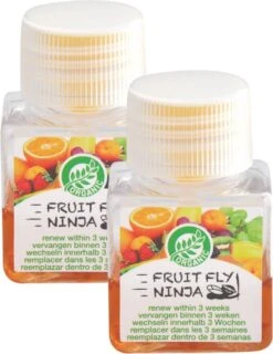 Super Ninja - Fruit Fly Ninja® - Fruitvliegjes Vanger - 100% Natuurlijk En Milieu Verantwoordelijk - 2 Pack -Tuinwerk Verkoop 925x1200 7