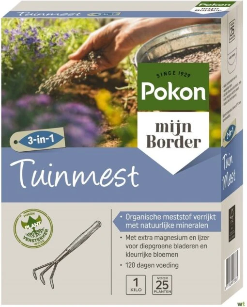 Pokon Tuinmest - 1kg - Meststof - 3-in-1 Werking -Tuinwerk Verkoop