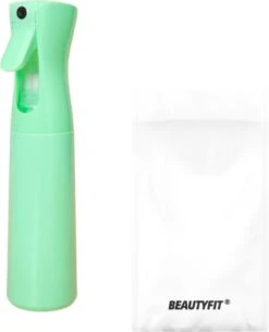 Merkloos BeautyFit - Mist Sprayer Groen - Mist Verstuiver Water- Haarspuit Kapper - Waterspray - Waterverstuiver Haar - Spuitfles Haar - Plantenspuit - 300 Ml -Tuinwerk Verkoop 971x1200