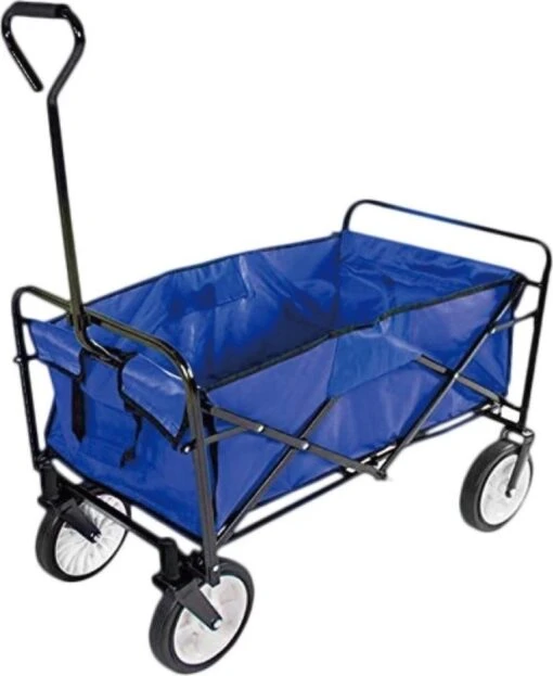 Benson Opvouwbare Bolderkar - 91x52x62 Cm - Max 100 Kg - Blauw -Tuinwerk Verkoop 982x1200 2