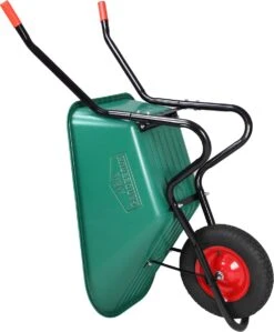 Gardebruk Kruiwagen 100 L - Kunststof Kuip – Tot 150KG Groen -Tuinwerk Verkoop 992x1200 2