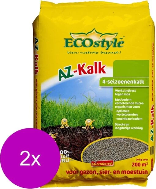 Ecostyle Az-Kalk 200 M2 - Kalk - 2 X 20 Kg -Tuinwerk Verkoop